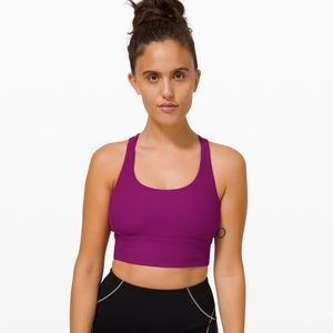 NWT Lululemon size 4 Energy Bra Long Line Ribbed